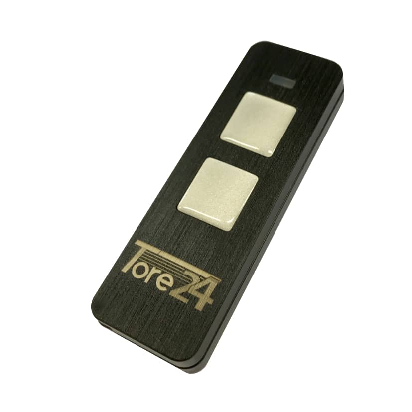 Handsender "Pearl Twin" schwarz gebürstet